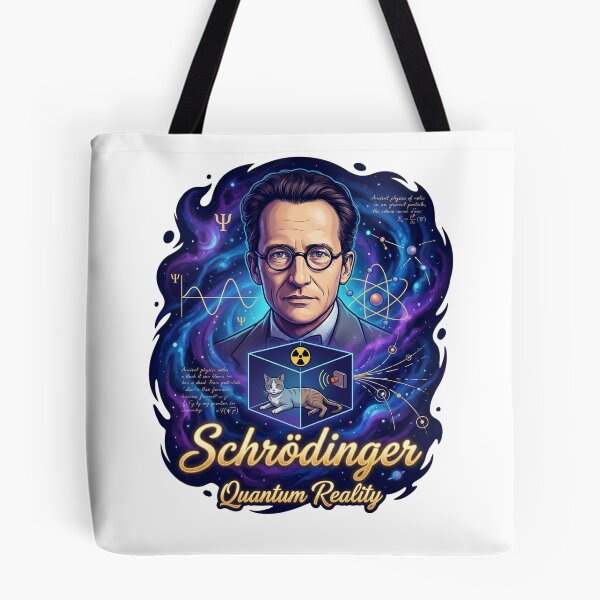 Item preview, Erwin Schrödinger: The Quantum Cat Paradox - Cosmic Comic Art designed and sold by TheEmptySet.