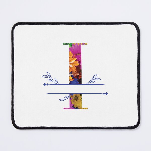 Item preview, Monogram...I... Vibrant Floral designed and sold by CHASAcreative.