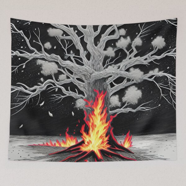 Item preview, Burning tree designed and sold by Glenbobagins.