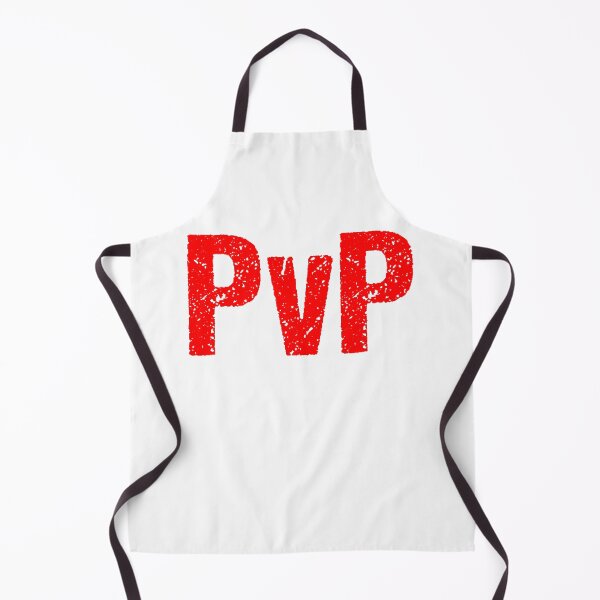 Item preview, PvP, Player vs Player Red Gritty Typography  designed and sold by Memes N Lore .