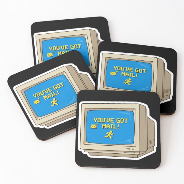 Item preview, You've Got Mail AOL Retro Sticker - 90s Internet Nostalgia Dial Up Modem Y2K Tech designed and sold by RealVibeVault.