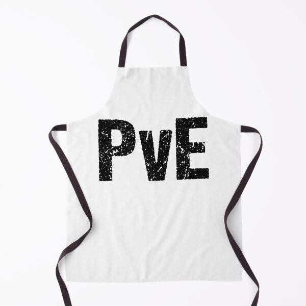 Item preview, PvE, Player vs Environment Gritty Typography designed and sold by Memes N Lore .