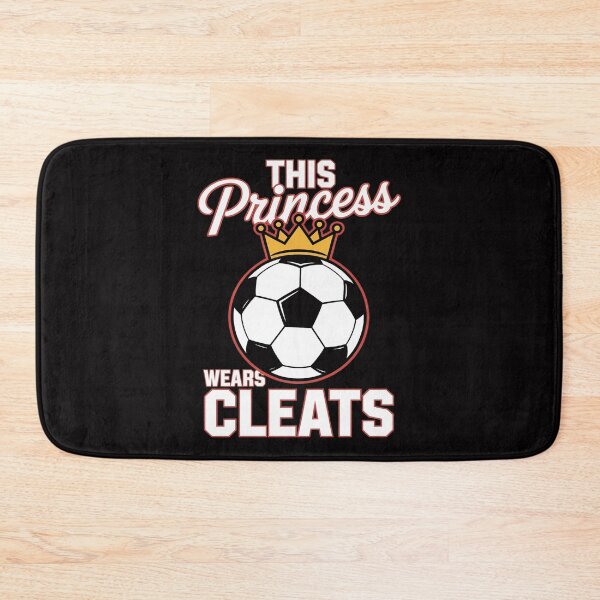 Item preview, This Princess Wears Cleat Soccer Football Player Girls Women designed and sold by MatthewJordas.