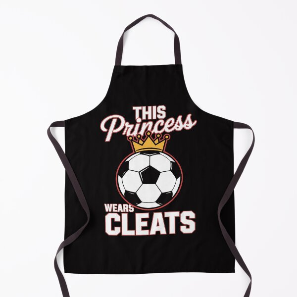 Item preview, This Princess Wears Cleat Soccer Football Player Girls Women designed and sold by MatthewJordas.
