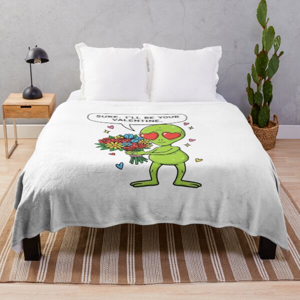 Item preview, Resident Alien Love – Funny Alien Valentine Sci-Fi Romance Design designed and sold by ALL ART .