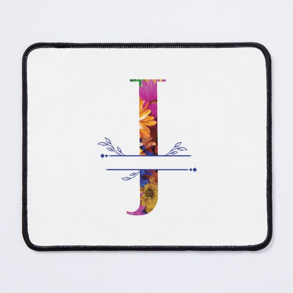 Item preview, Monogram...J... Vibrant Floral designed and sold by CHASAcreative.