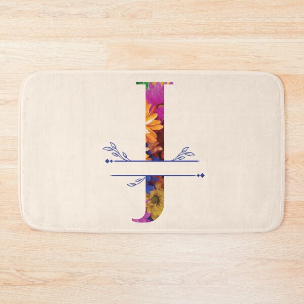 Item preview, Monogram...J... Vibrant Floral designed and sold by CHASAcreative.