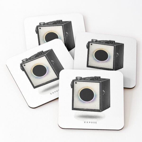 Item preview, EXPOSE — Surreal Eclipse Camera Minimalist Art Print designed and sold by Backtrack Boutique.
