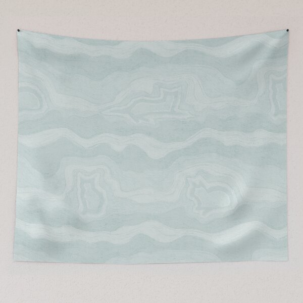 Item preview, Agate Cat Stone Flow Watery Light Blue designed and sold by miavaldez.
