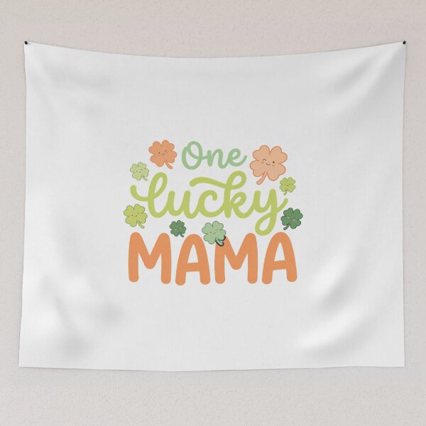 Item preview, One Lucky Mama Cute Shamrock Graphic for St Patrick's Day designed and sold by chattsuede.