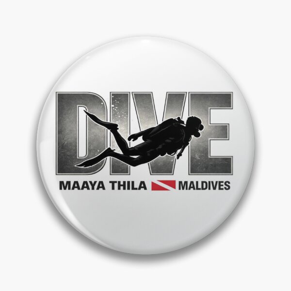 Item preview, Dive Silhouette design | Maaya Thila Maldives scuba flag designed and sold by Peycer.