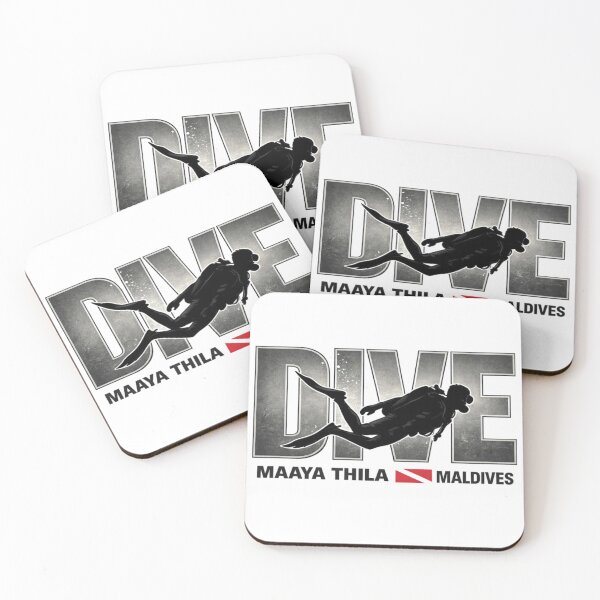 Item preview, Dive Silhouette design | Maaya Thila Maldives scuba flag designed and sold by Peycer.