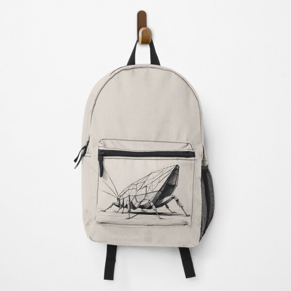 Item preview, Geometric Insect Illustration – Hand Sketched Abstract Nature Art designed and sold by ShadeScapeArt.