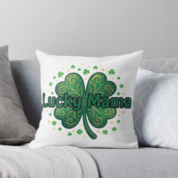 Item preview, Lucky Mama Festive Digital Illustration for St Patrick's Day designed and sold by chattsuede.