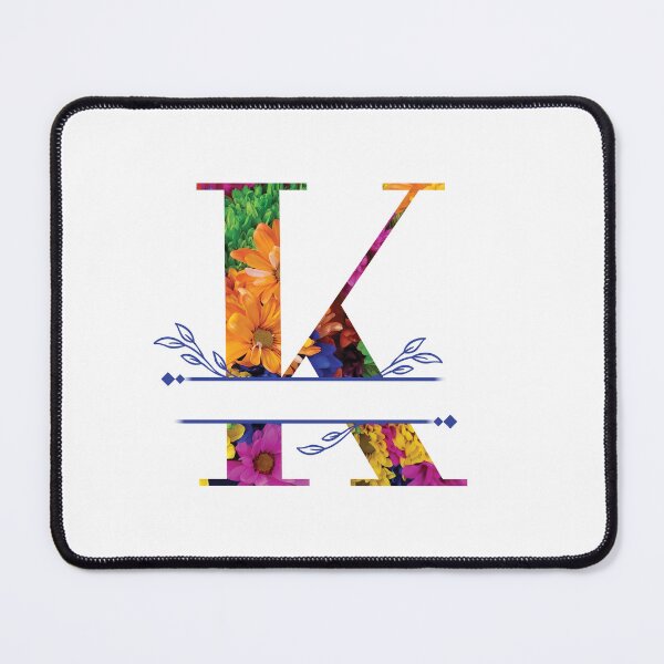 Item preview, Monogram...K... Vibrant Floral designed and sold by CHASAcreative.