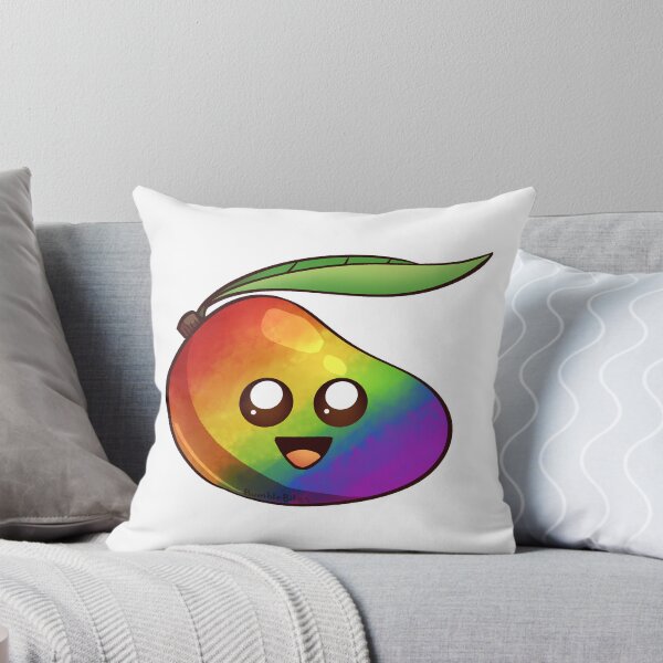 Item preview, Cute Gay Pride Mango - Funny Fruit designed and sold by BumbleBites.