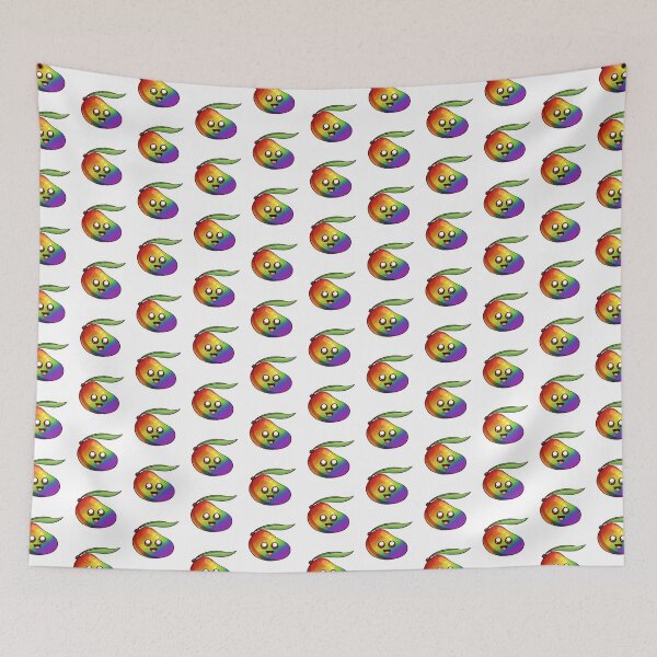 Item preview, Cute Gay Pride Mango - Funny Fruit designed and sold by BumbleBites.