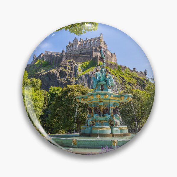 Item preview, UK. Scotland. Edinburgh. Prince's Gardens. Fountain. designed and sold by vadim19.