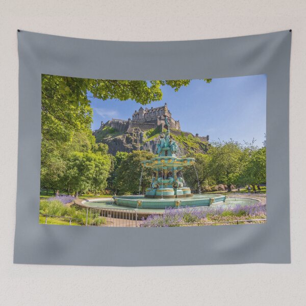 Item preview, UK. Scotland. Edinburgh. Prince's Gardens. Fountain. designed and sold by vadim19.