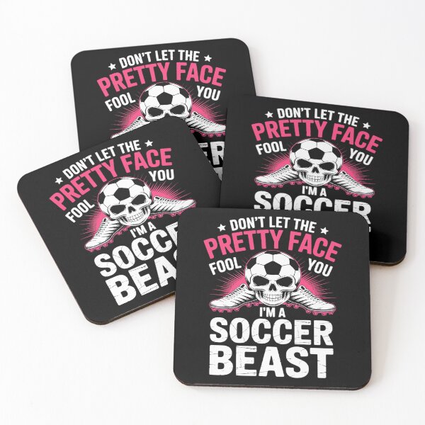 Item preview, Don't Let The Pretty Face Fool You Women Girls Soccer designed and sold by AmandasHastie.