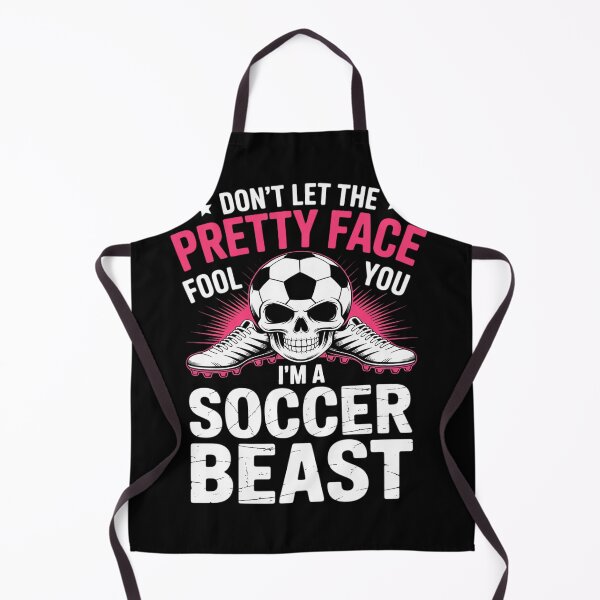 Item preview, Don't Let The Pretty Face Fool You Women Girls Soccer designed and sold by AmandasHastie.