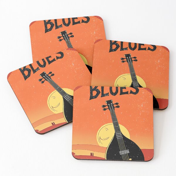 Item preview, Anatolian Blues - Vintage Desert Rock Saz Poster designed and sold by etuvibes.