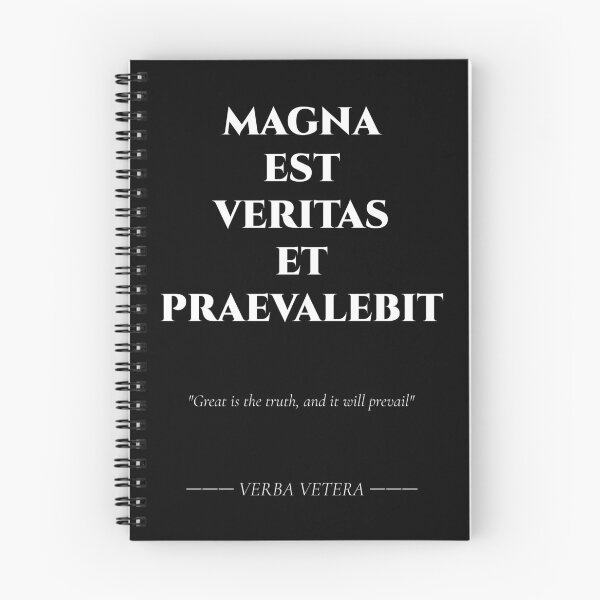 Item preview, Magna Est Veritas et Praevalebit – Latin Quote on Truth designed and sold by BrushRushX.