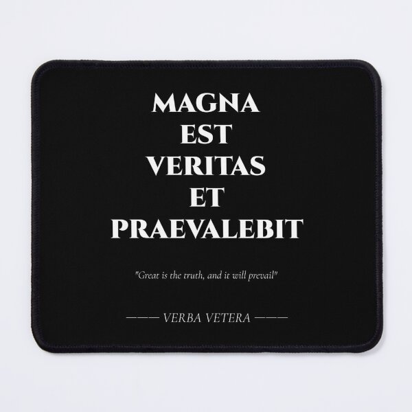 Item preview, Magna Est Veritas et Praevalebit – Latin Quote on Truth designed and sold by BrushRushX.