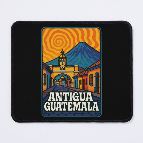 Item preview, Antigua Guatemala Trippy Art designed and sold by TomFrontierArt.