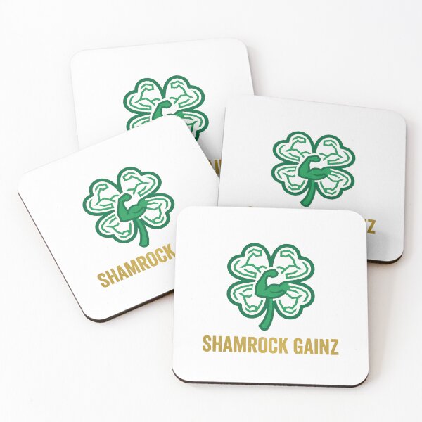 Item preview, Shamrock Gainz Funny Athletic Emblem Graphic for Gym Enthusiasts designed and sold by chattsuede.