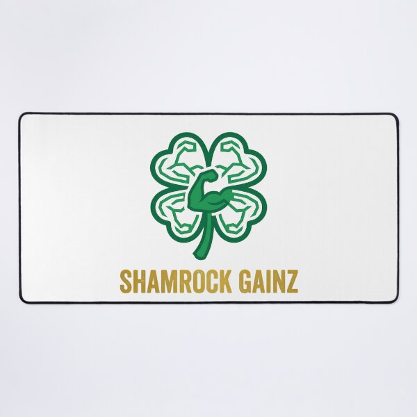 Item preview, Shamrock Gainz Funny Athletic Emblem Graphic for Gym Enthusiasts designed and sold by chattsuede.