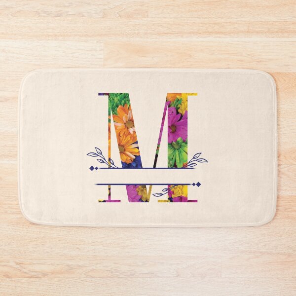 Item preview, Monogram...M... Vibrant Floral designed and sold by CHASAcreative.