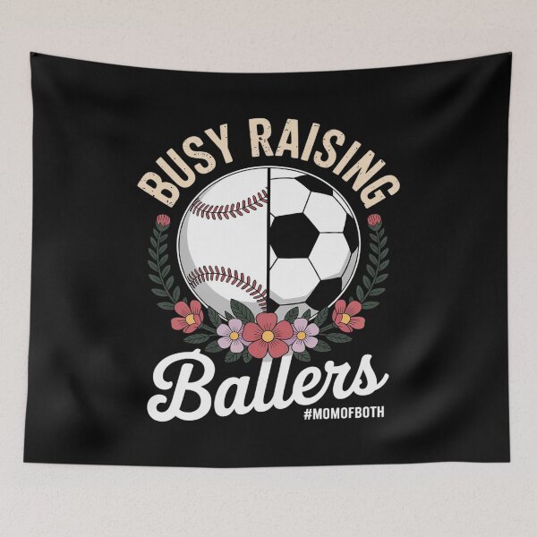 Item preview, Baseball Soccer Mom Of Both Busy Raising Ballers designed and sold by Dakarothill.