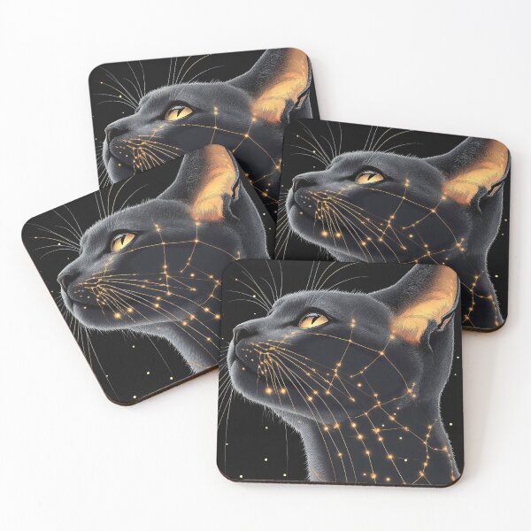 Item preview, Abyssinian Cat Cosmic Glow Feline Energy Illustration designed and sold by mildaclairmo.