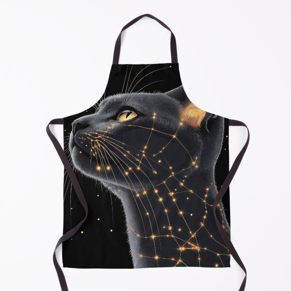 Item preview, Abyssinian Cat Cosmic Glow Feline Energy Illustration designed and sold by mildaclairmo.