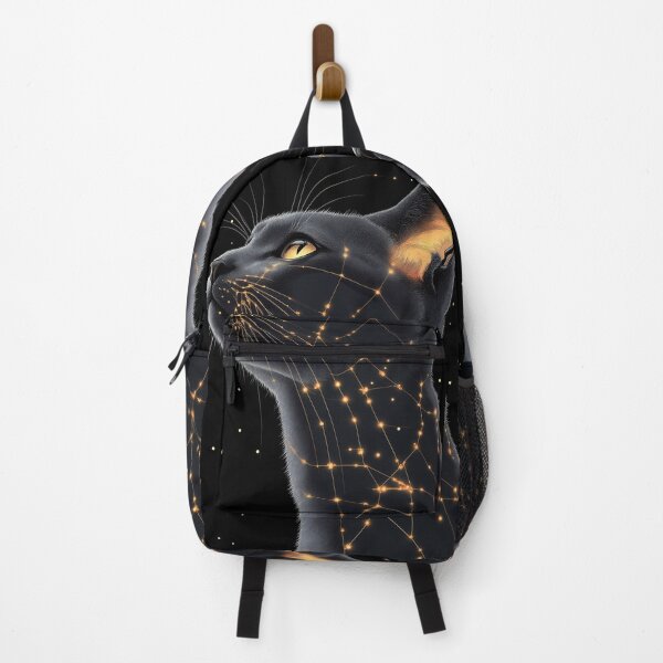 Item preview, Abyssinian Cat Cosmic Glow Feline Energy Illustration designed and sold by mildaclairmo.