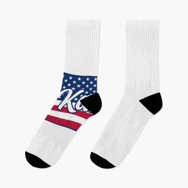 Item preview, Kansas State American Flag Outline – Patriotic Pride Script designed and sold by Paper Drip.