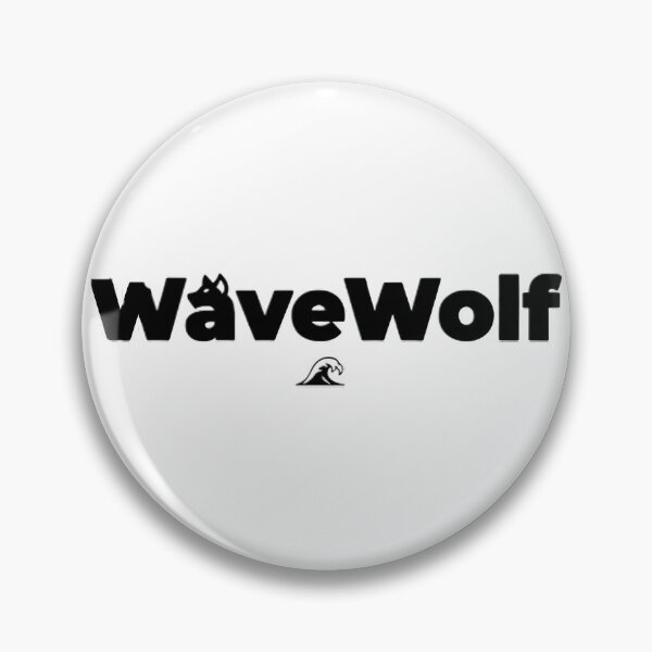 Item preview, WaveWolf Logo - Black and White Streetwear Design designed and sold by wavewolfpt.