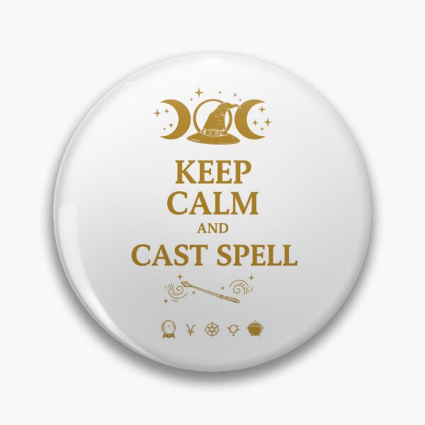 Item preview, Keep Calm and Cast a Spell – Magic Wand & Witchcraft designed and sold by WildWeave.