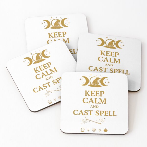 Item preview, Keep Calm and Cast a Spell – Magic Wand & Witchcraft designed and sold by WildWeave.