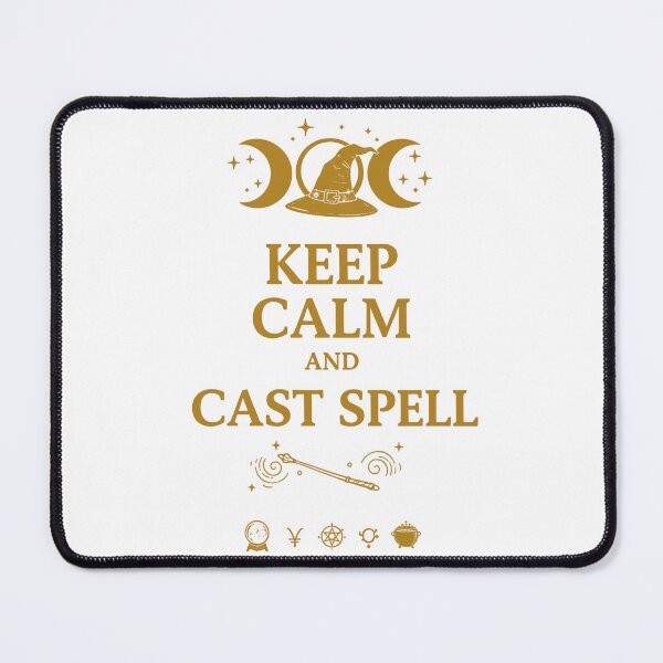 Item preview, Keep Calm and Cast a Spell – Magic Wand & Witchcraft designed and sold by WildWeave.