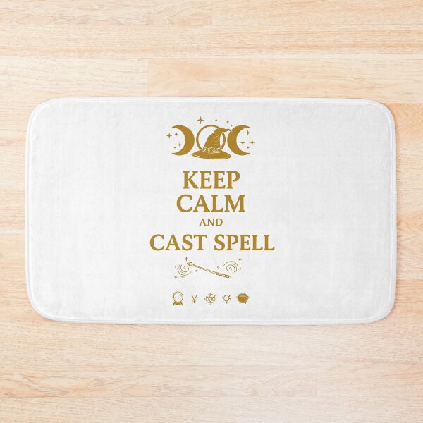 Item preview, Keep Calm and Cast a Spell – Magic Wand & Witchcraft designed and sold by WildWeave.
