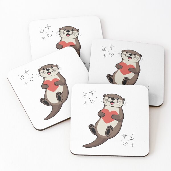 Item preview, Heart Offering Otter designed and sold by Artur-GrafiTee.