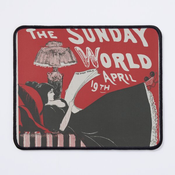 Item preview, Sunday World Advertising Poster (1896) designed and sold by 19th Century in Color.