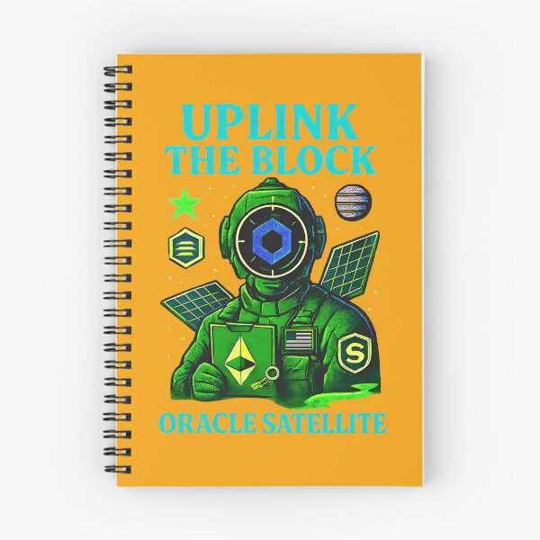 Item preview, Oracle Satellite Crypto Art - Uplink The Block - Web3 Tech Streetwear designed and sold by BitCrop.