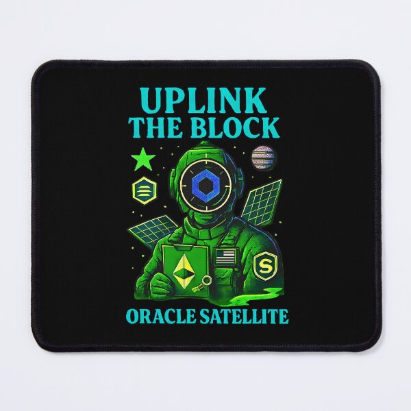 Item preview, Oracle Satellite Crypto Art - Uplink The Block - Web3 Tech Streetwear designed and sold by BitCrop.