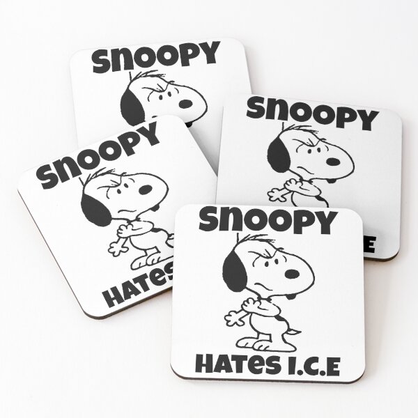 Item preview, Snoopy Hates I.C.E designed and sold by lakerbaker23.
