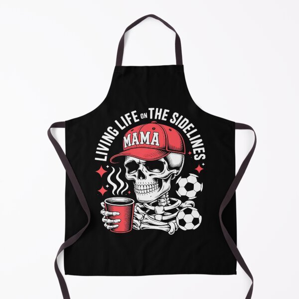 Item preview, Soccer Mama Living Life On The Sidelines Skeleton Coffee designed and sold by Dakarothill.