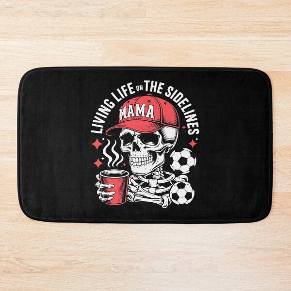 Item preview, Soccer Mama Living Life On The Sidelines Skeleton Coffee designed and sold by Dakarothill.