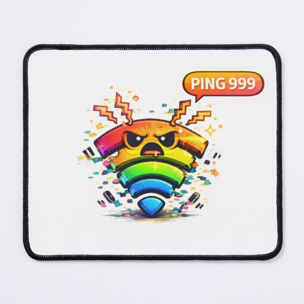 Item preview, Ping 999 Lag Gaming Internet Connection Struggle designed and sold by jgvisualarts.